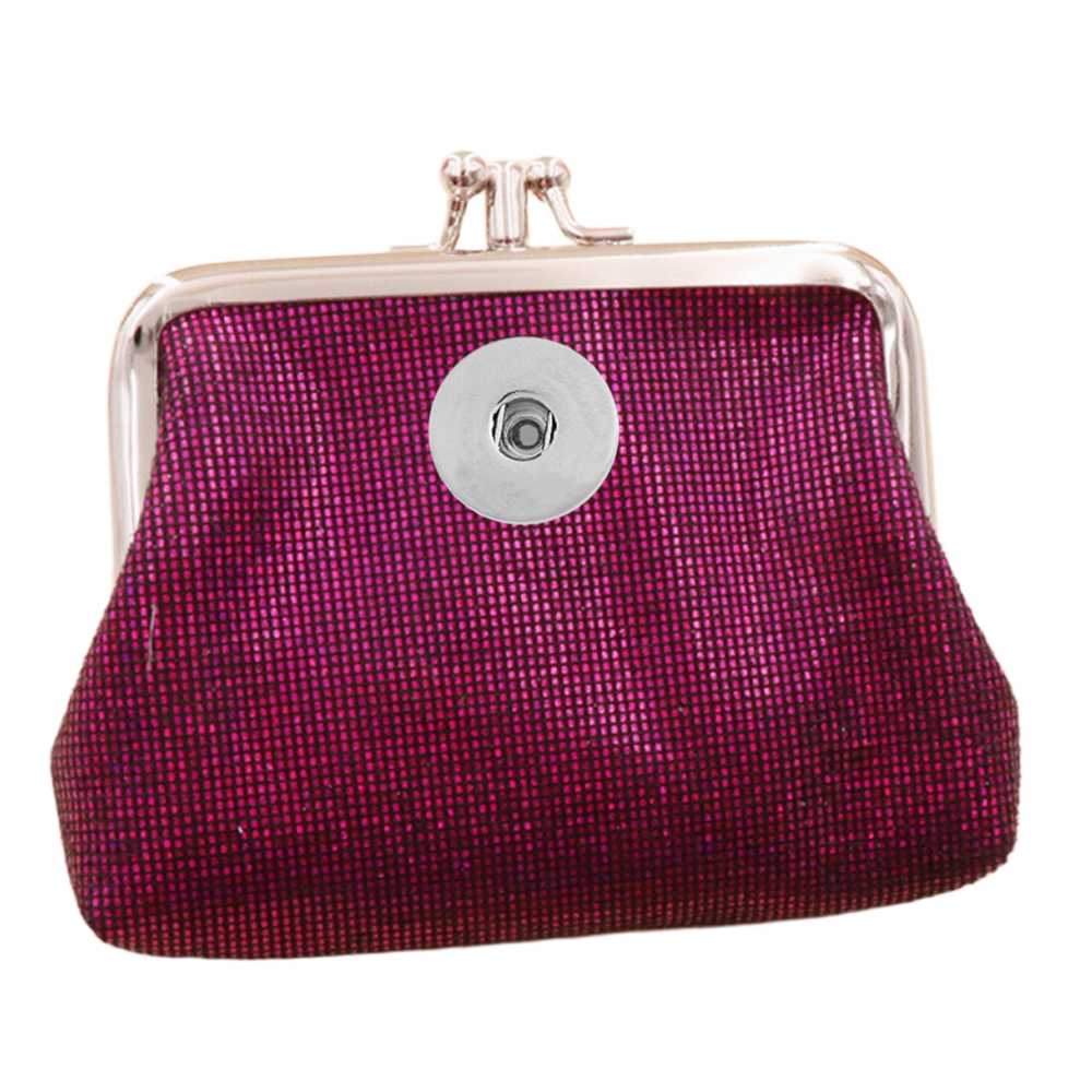18MM Snap Buttons Double layer wallet small coin purse