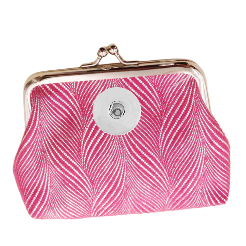 18MM Snap Buttons Fabric small wallet