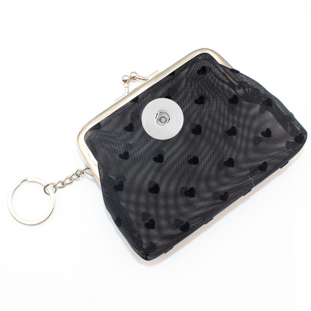 18MM Snap Buttons 4-inch clip coin purse