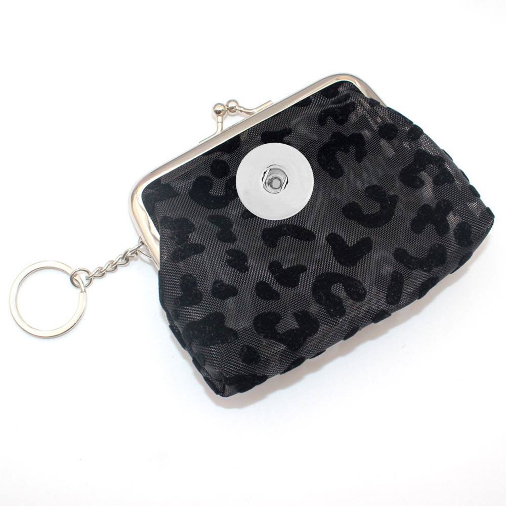 18MM Snap Buttons 4-inch clip coin purse