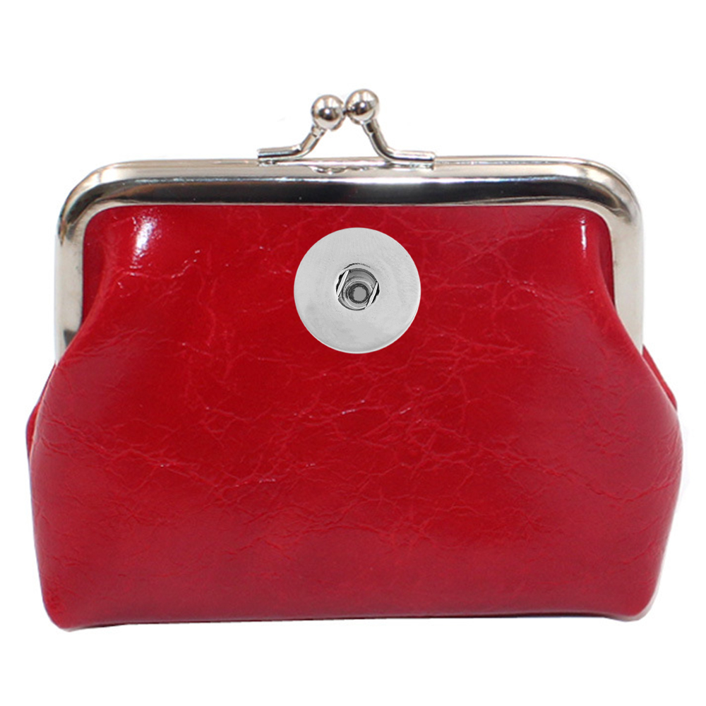 18MM Snap Buttons 4-inch clip coin purse