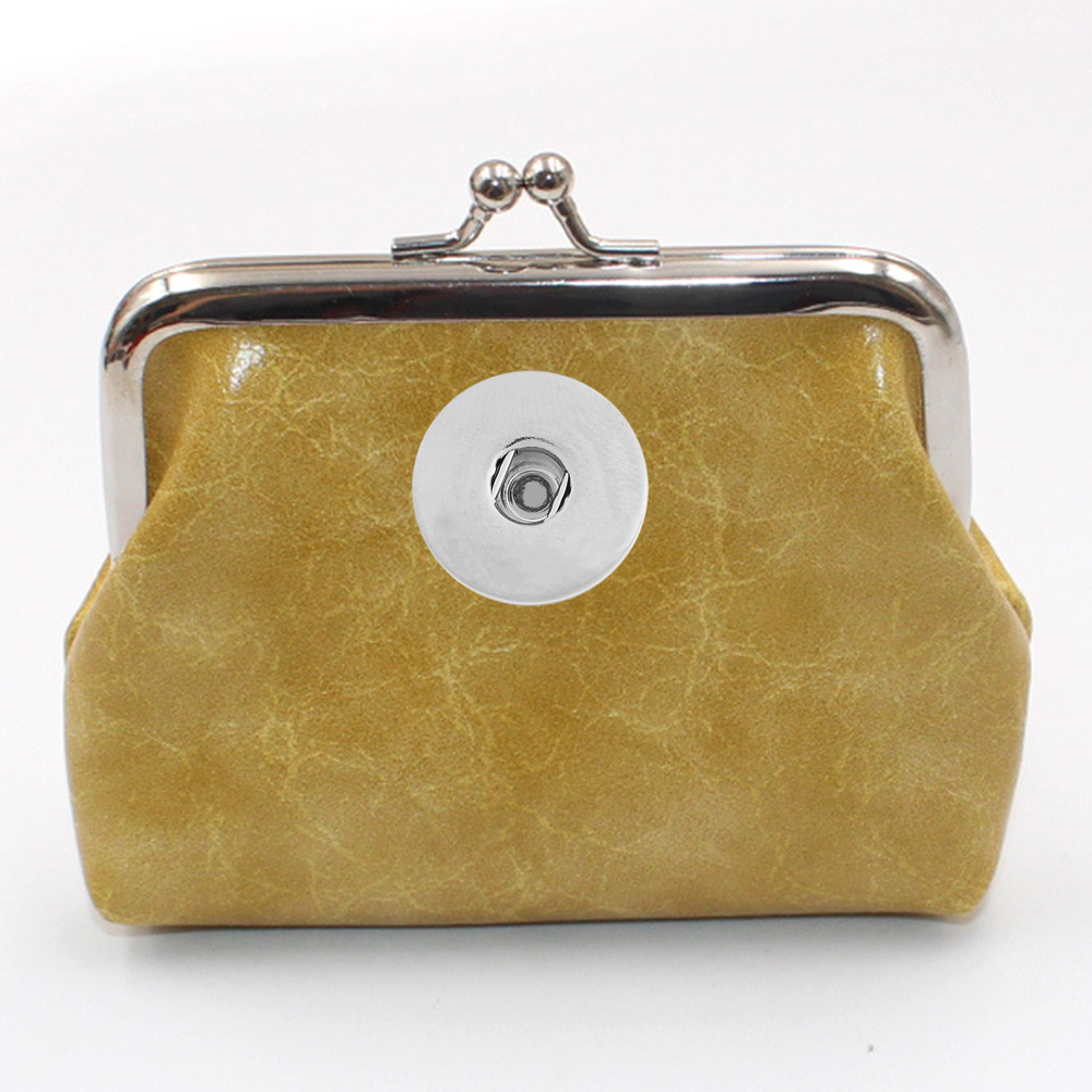 18MM Snap Buttons 4-inch clip coin purse