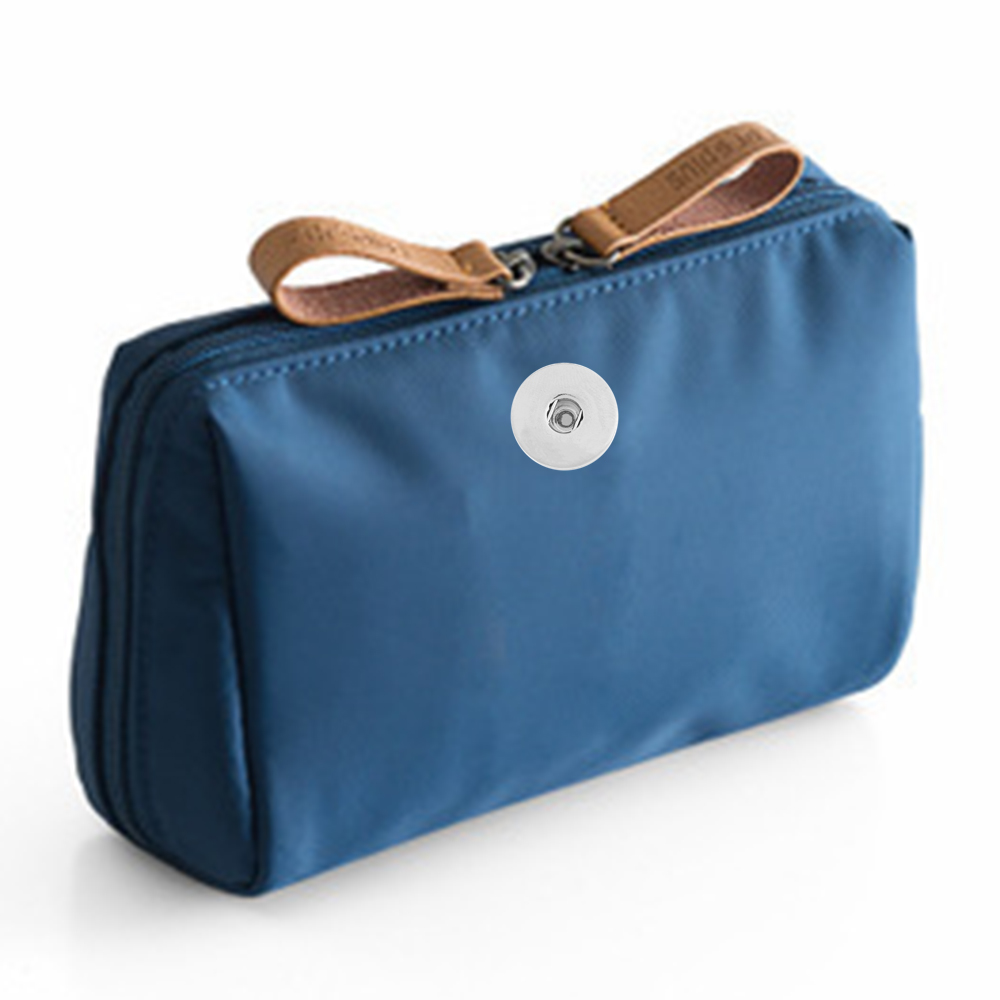 18MM Portable Instagram-Style Makeup Bag- Navy Blue