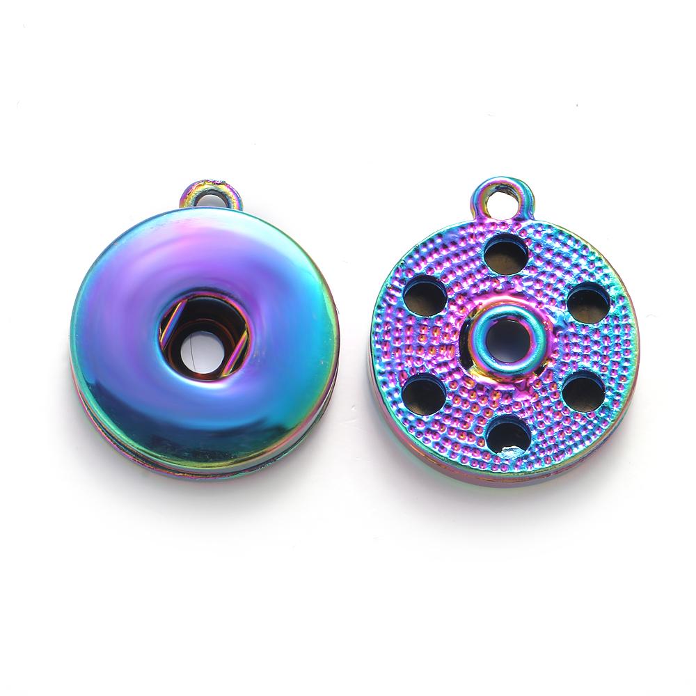 Colorful alloy pendant fit 20MM snaps jewelry