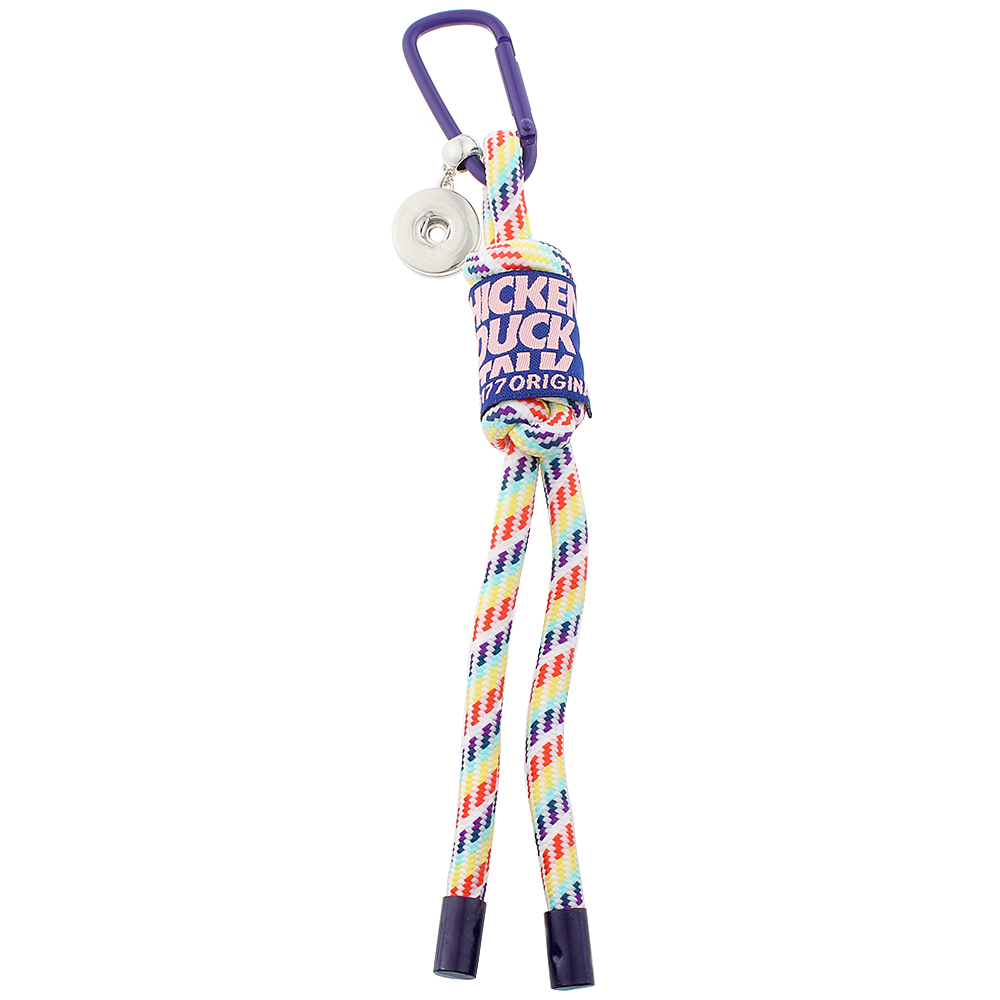 Handmade Multicolor Braided Keychain Backpack Pendant snap jewelry