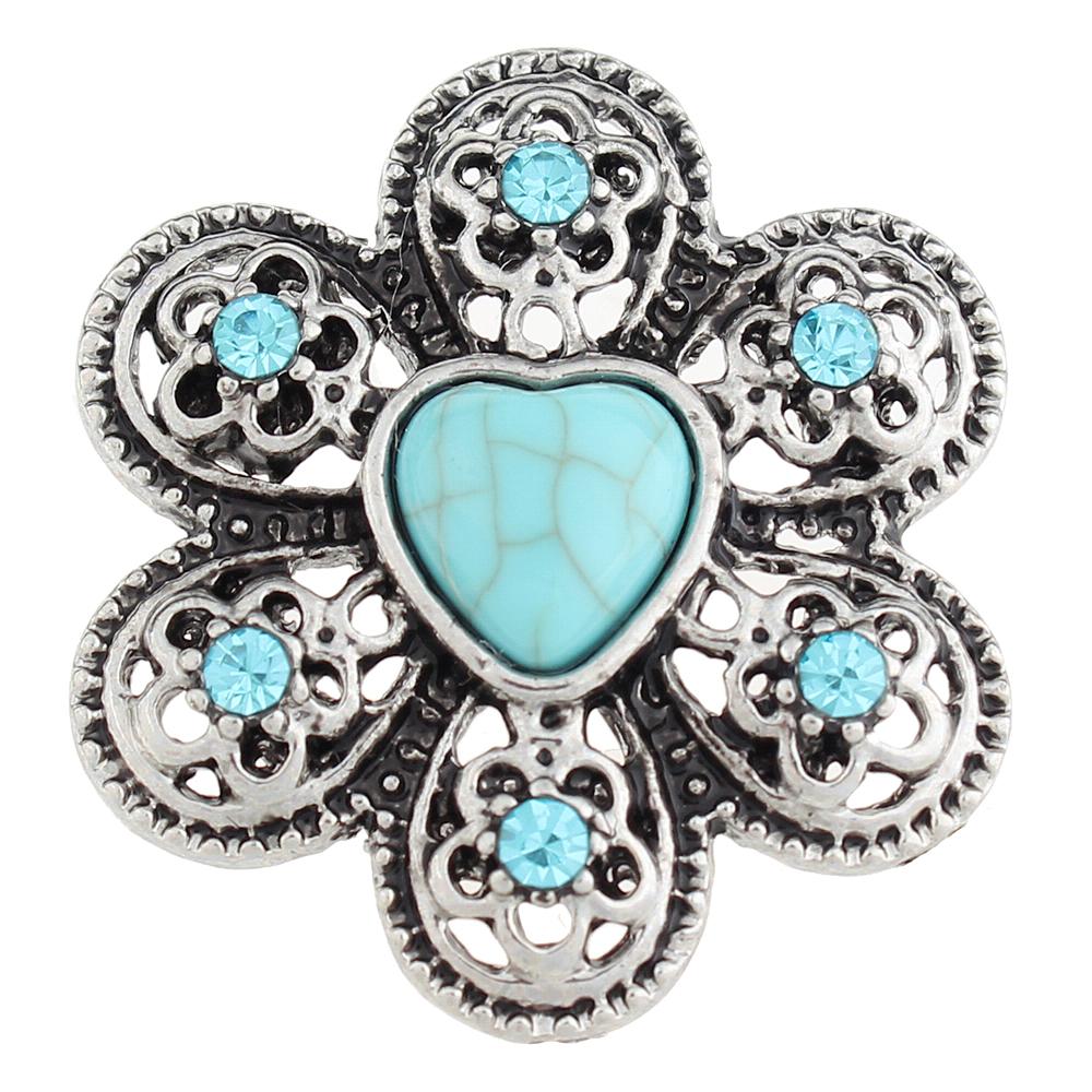 Turquoise 28.5mm Snap Button