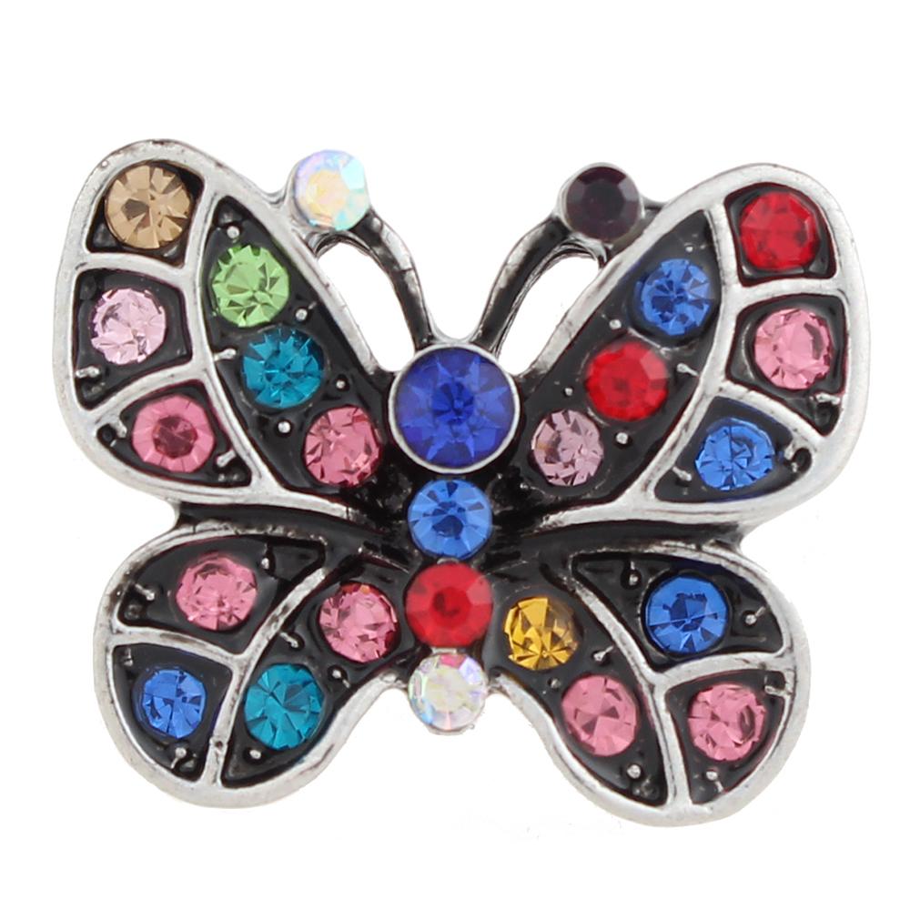 Colorful butterfly 20mm Snap Button