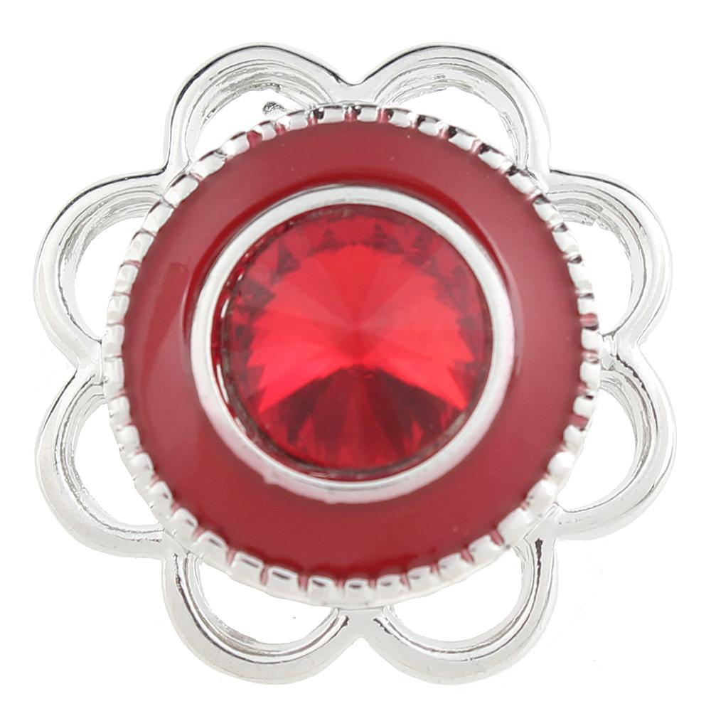 Red 20mm Snap Button