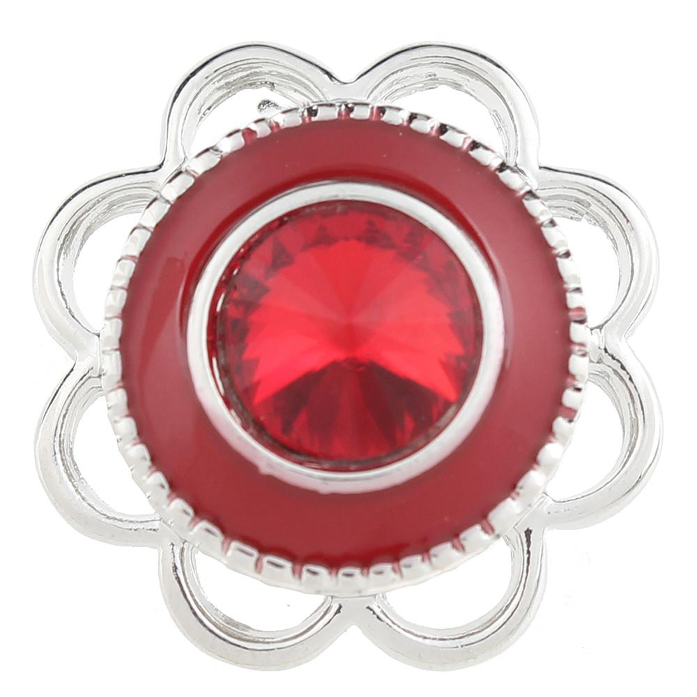 Red 20mm Snap Button