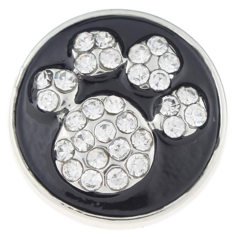 Dog claw snap with rhinestone snaps jewelry