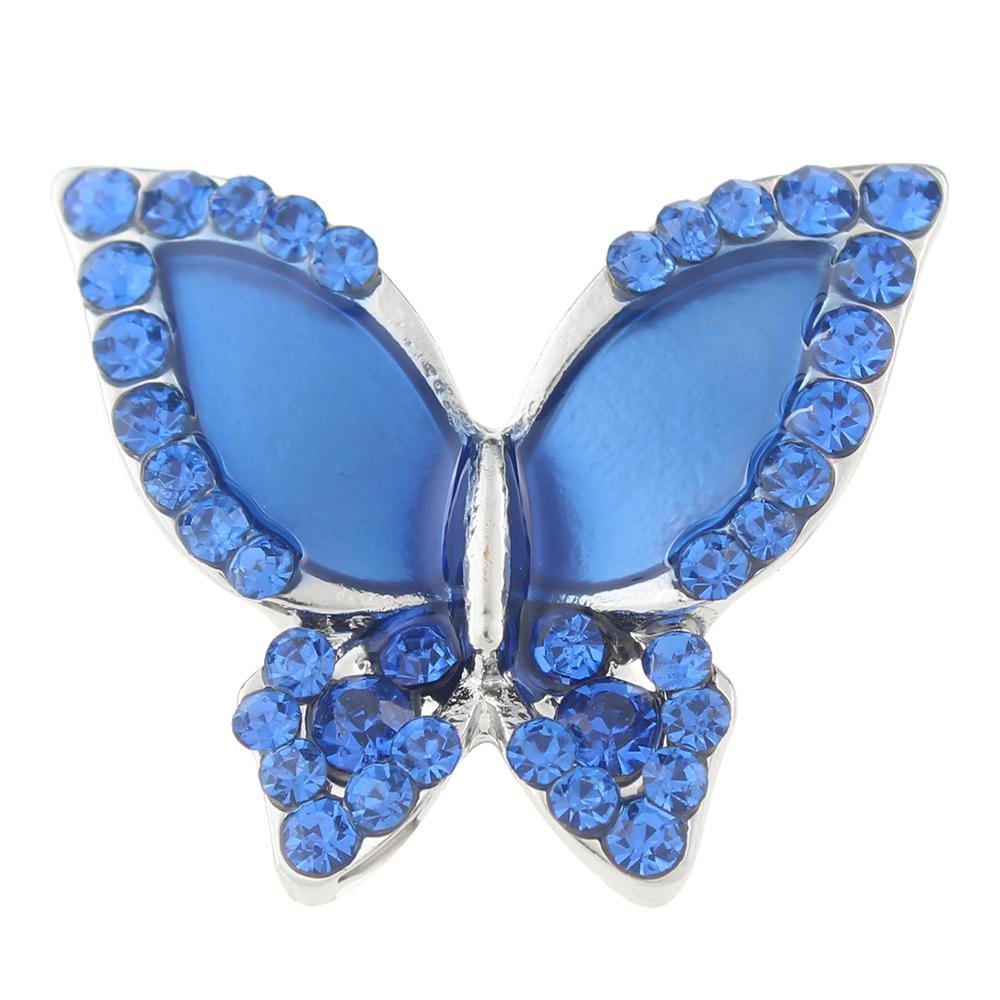 Animal Blue Butterfly 20mm Snap Button
