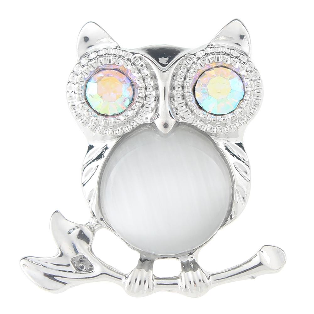 Animal Owl 20mm Snap Button