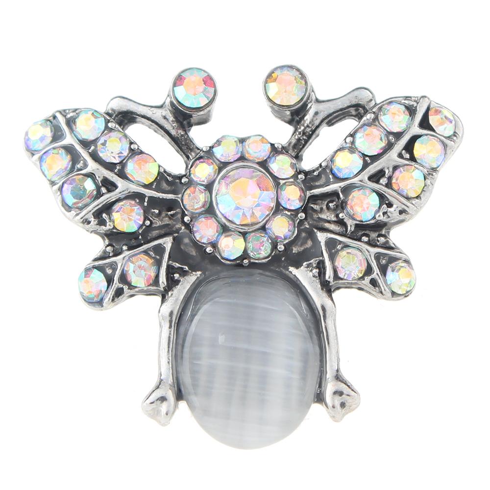 Animal AB color Butterfly 20mm Snap Button