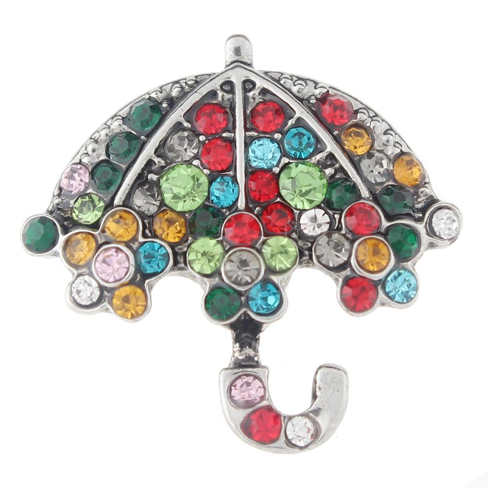 Colorful Umbrella 20mm Snap Button