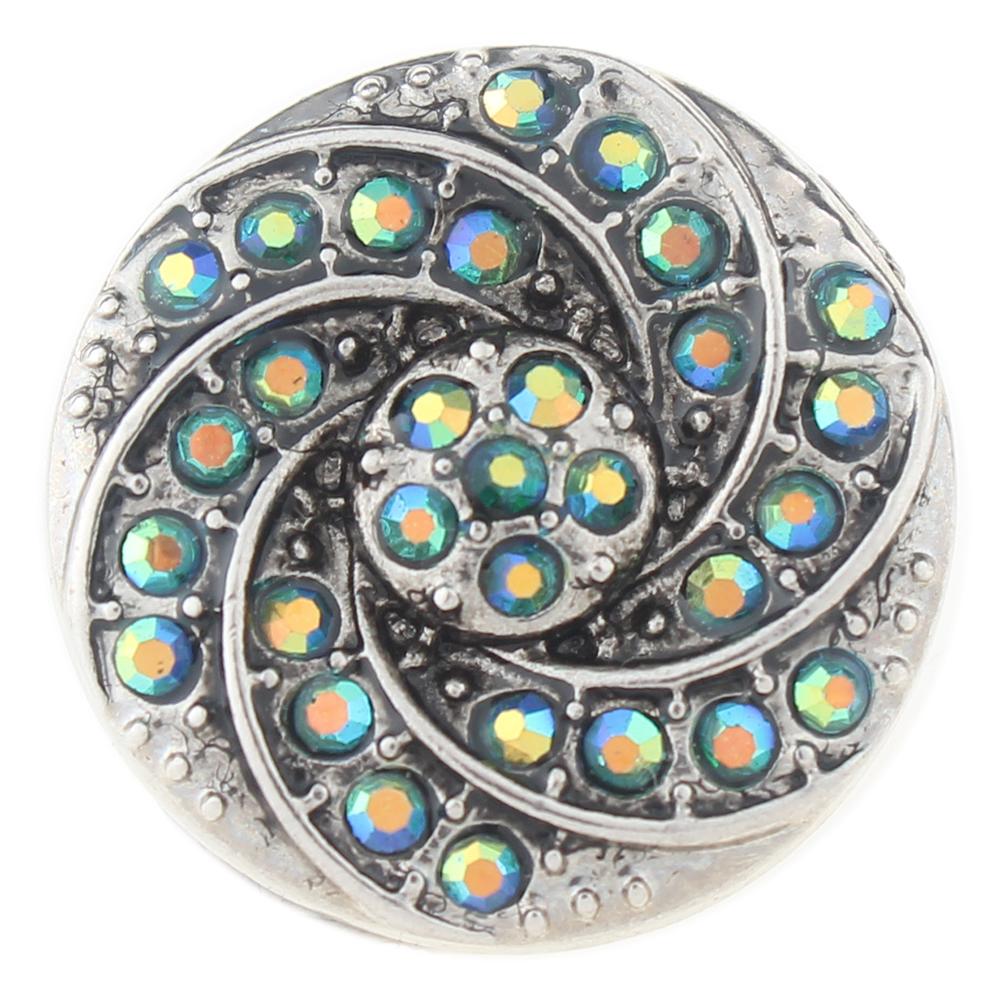 20MM snaps with AB rhinestone 20mm Snap Button