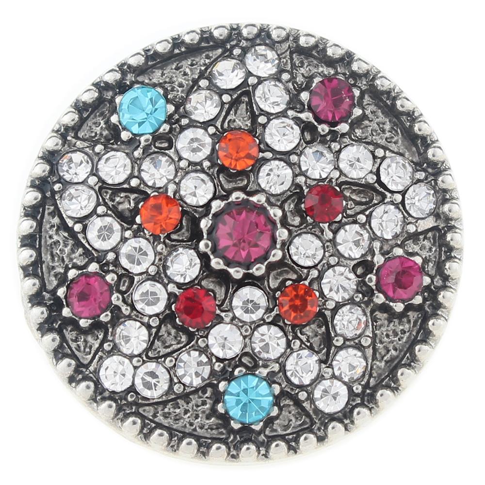 20MM starfish snaps with rhinestone 20mm Snap Button