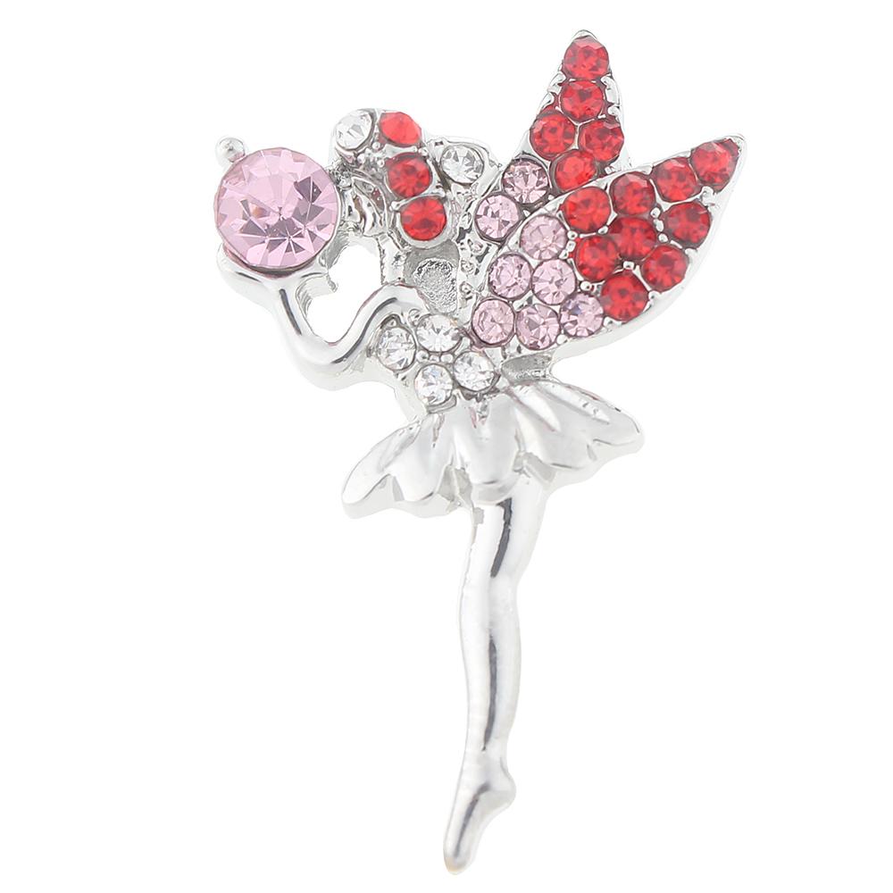 20MM Flower Fairy snaps with rhinestone 20mm Snap Button