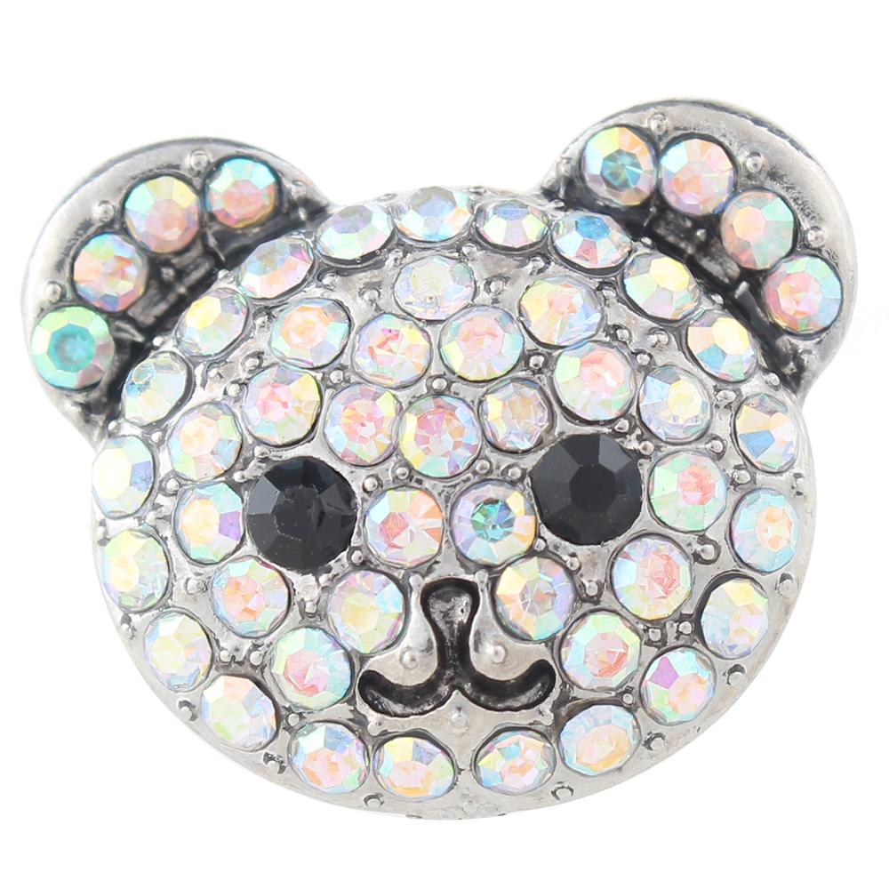 20MM Bear snaps with rhinestone Snap Button