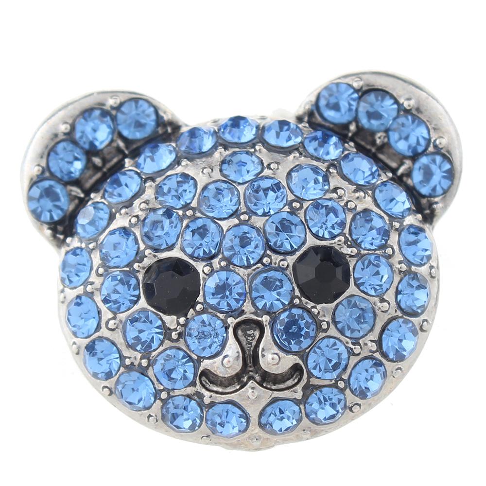 20MM Bear snaps with rhinestone Snap Button