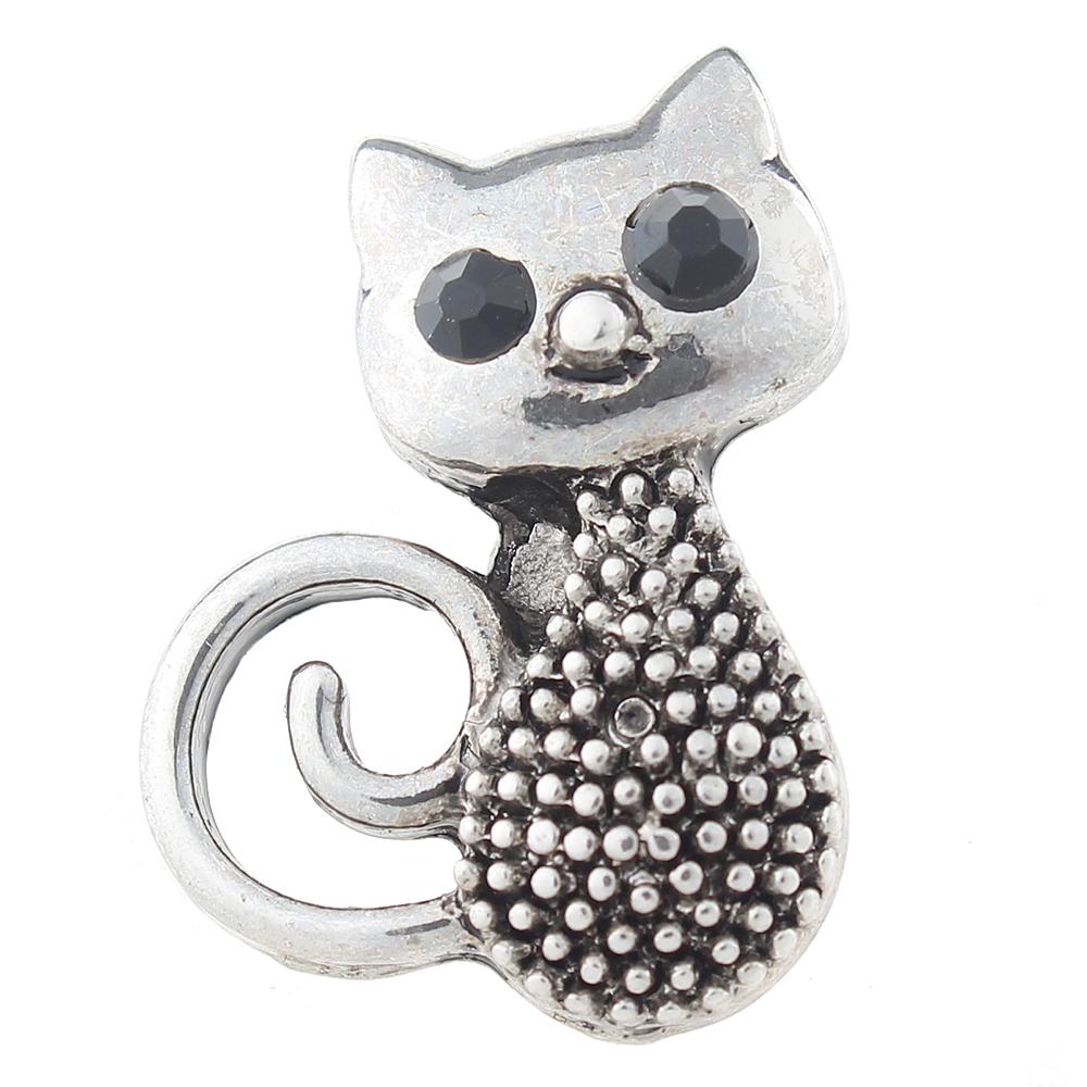 20MM cat snaps with rhinestone Snap Button
