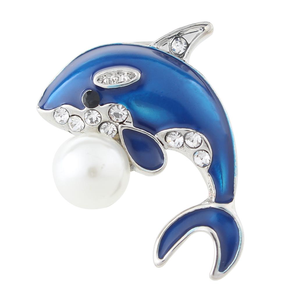 20MM dolphin snaps with rhinestone Snap Button