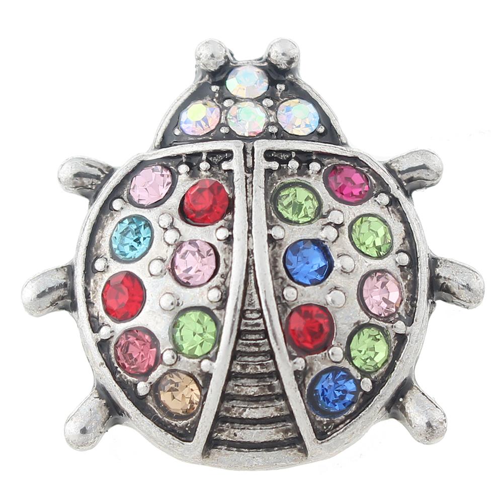 20MM Beetle snaps with rhinestone Snap Button