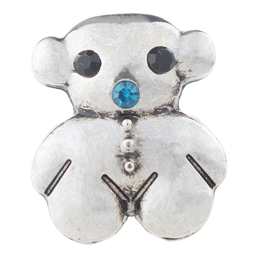20MM bear snaps with rhinestone Snap Button