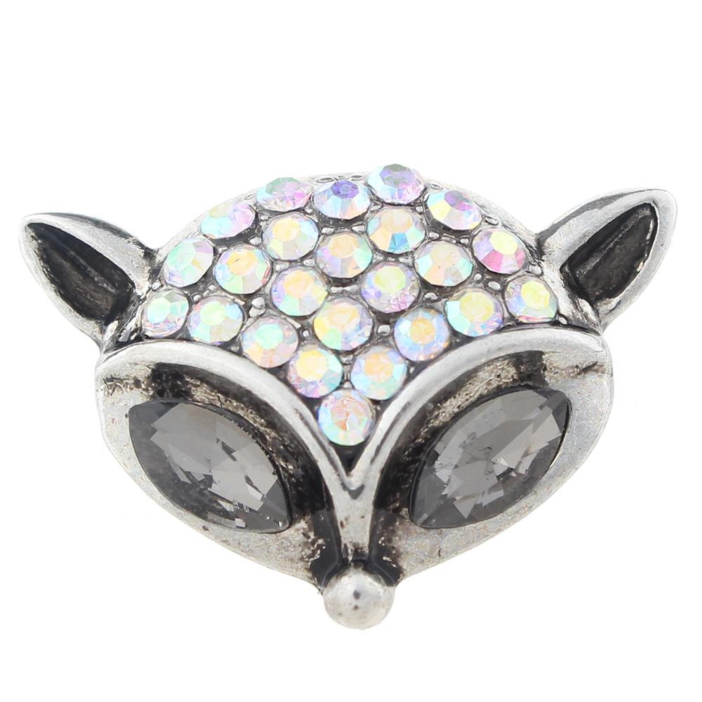 20MM fox snaps with rhinestone Snap Button