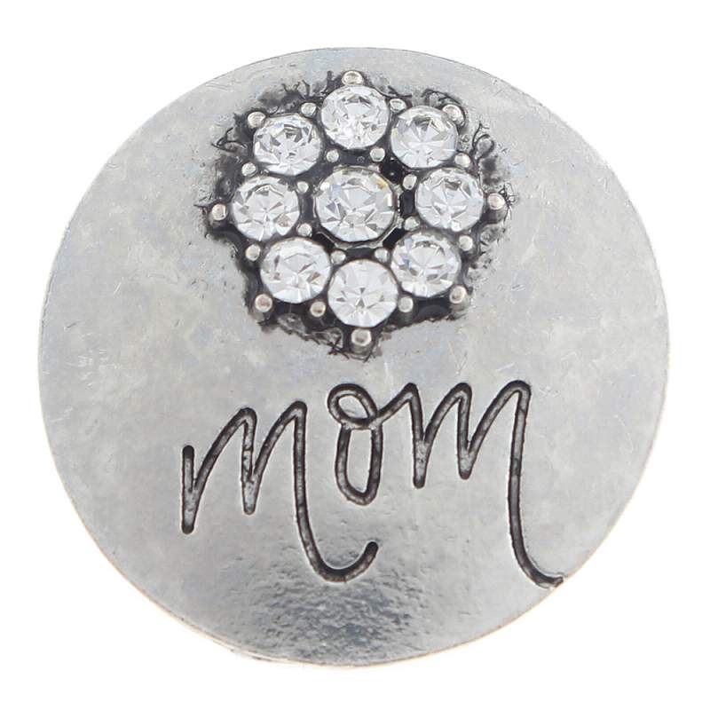 20MM mother snaps with rhinestone Snap Button