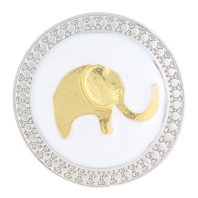 20MM elephant snaps with rhinestone Snap Button