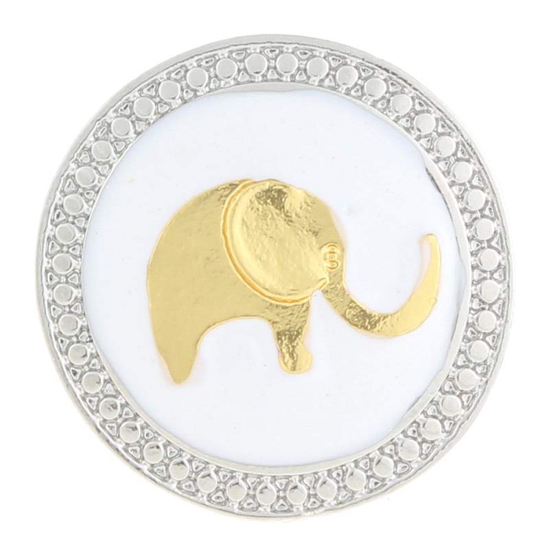 20MM elephant snaps with rhinestone Snap Button