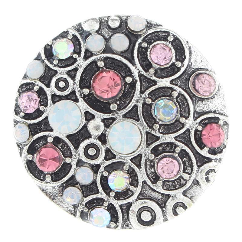 20MM design snaps with rhinestone Snap Button