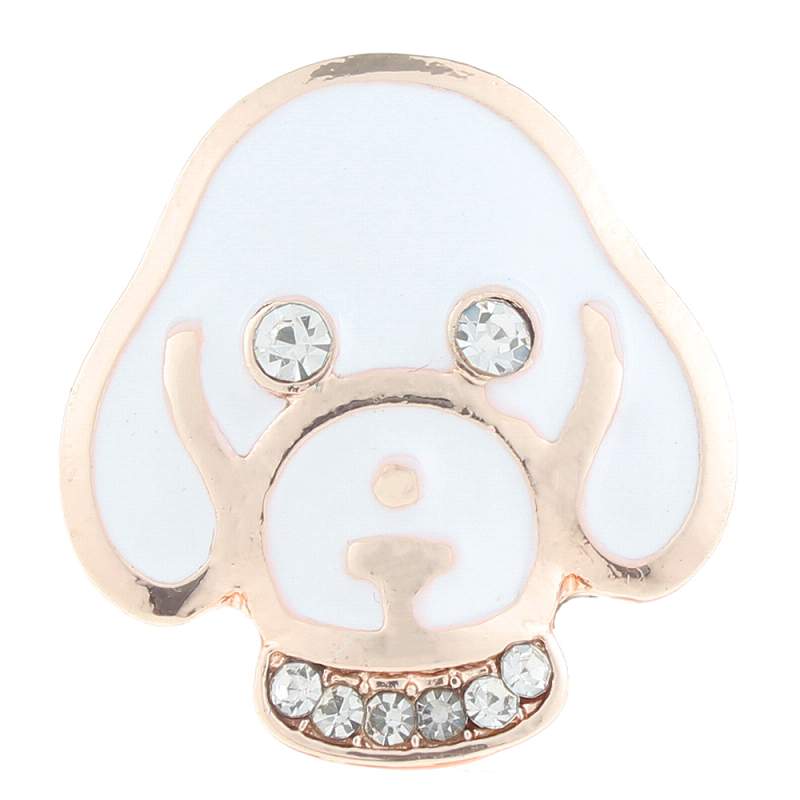20MM dog snaps with rhinestone 20mm Snap Button
