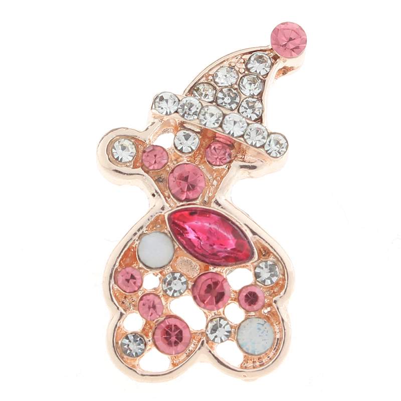 20MM baby bear snaps with rhinestone 20mm Snap Button