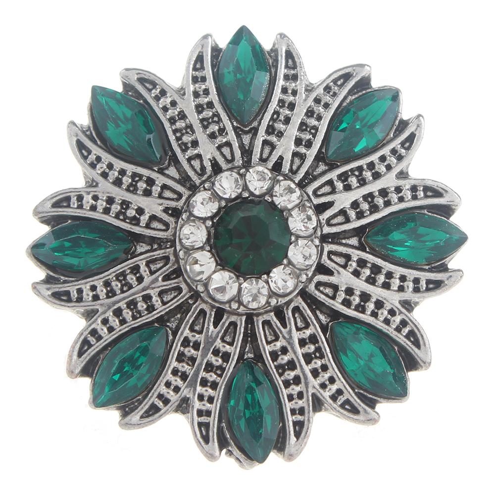 20mm design Snap Button with rhinestone