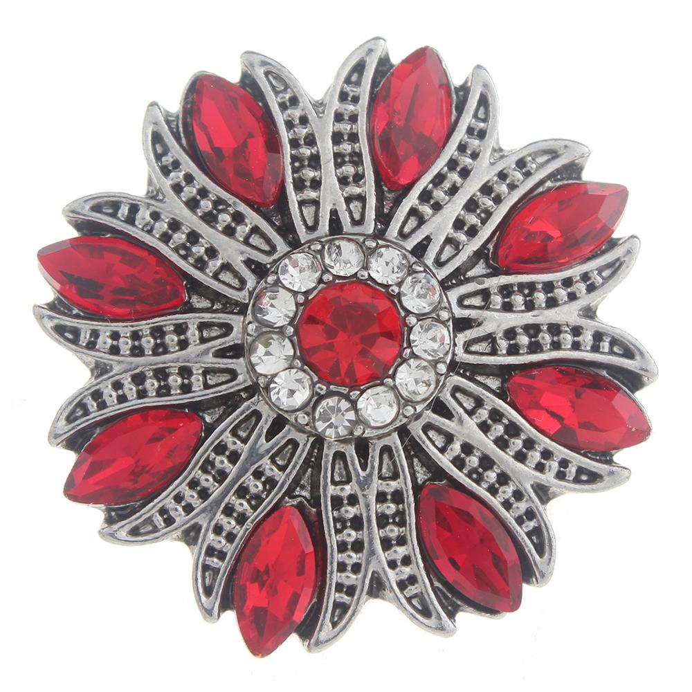 20mm design Snap Button with rhinestone