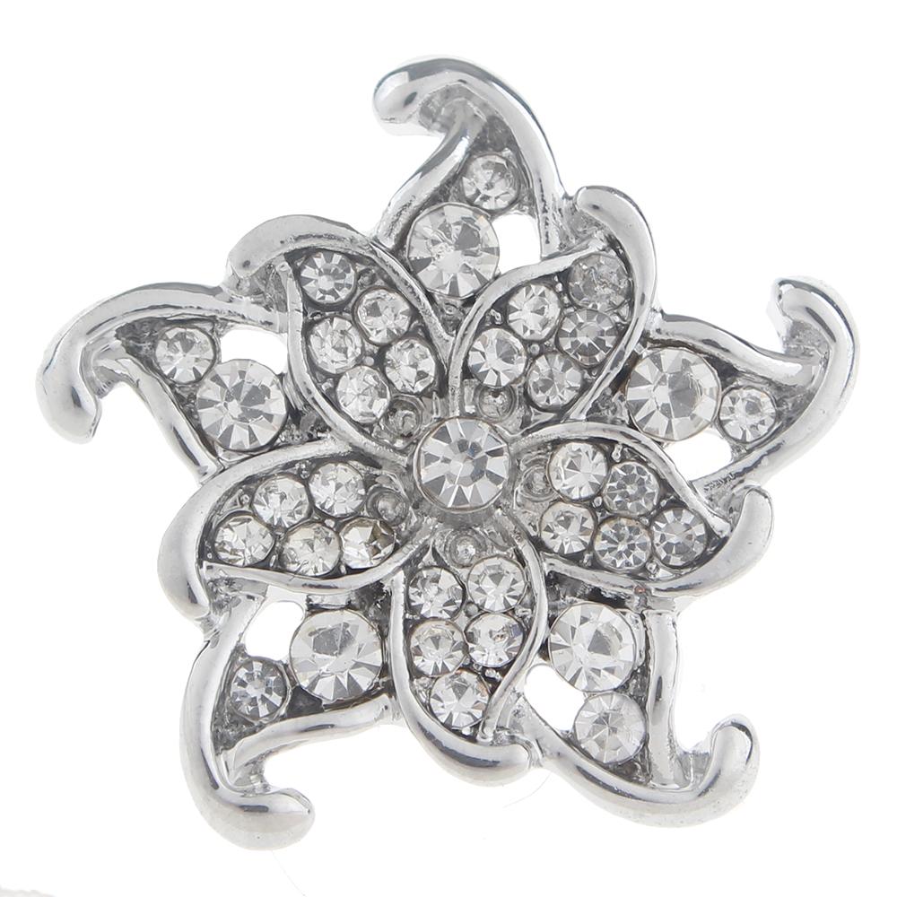 20mm star Snap Button with rhinestone