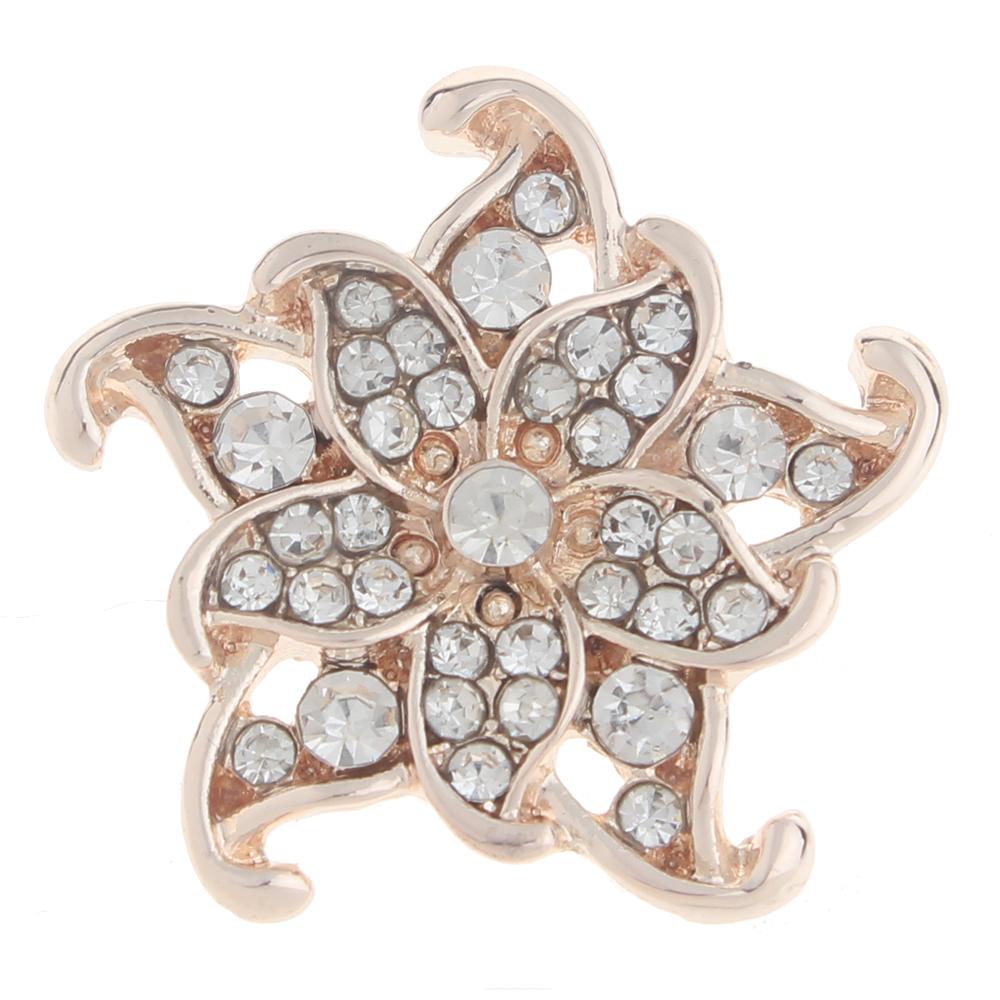 20mm star Snap Button with rhinestone