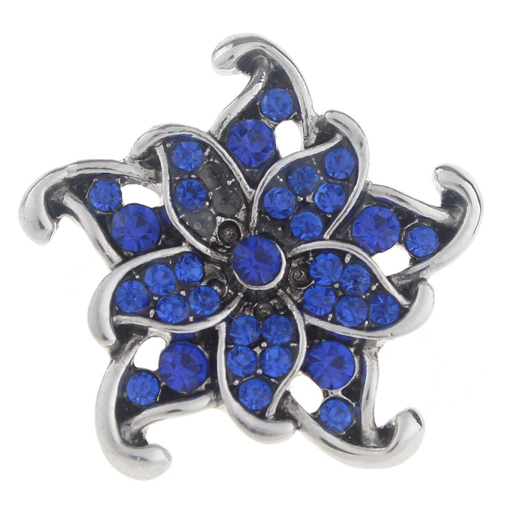 20mm star Snap Button with rhinestone