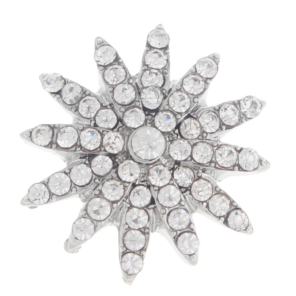 20mm design Snap Button with rhinestone