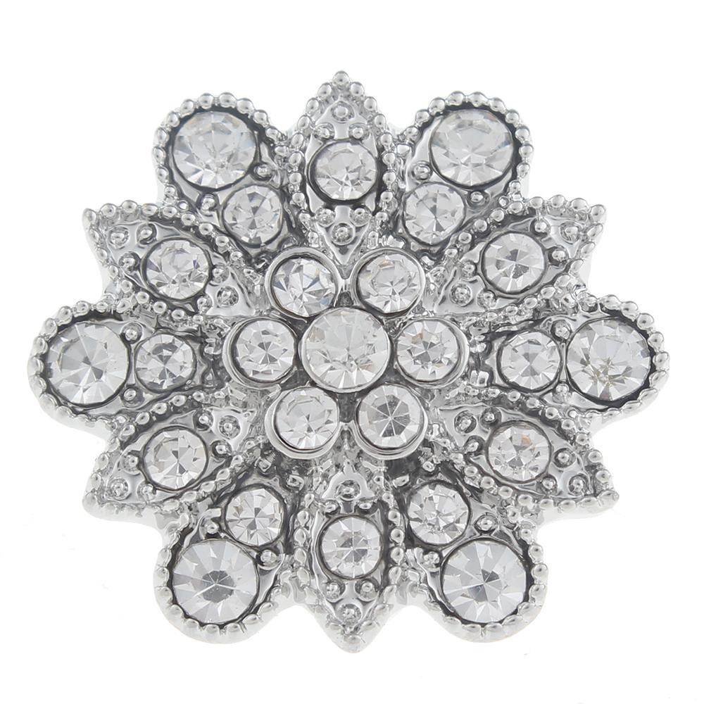 20mm design Snap Button with rhinestone