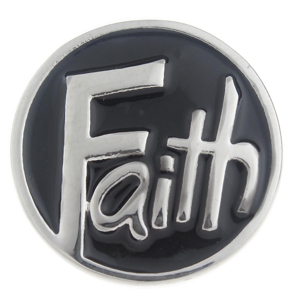 20mm faith Snap Button with enamel