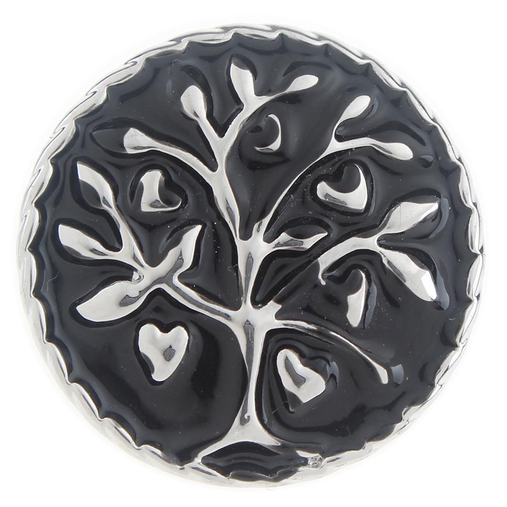 20mm family-tree  Snap Button with enamel