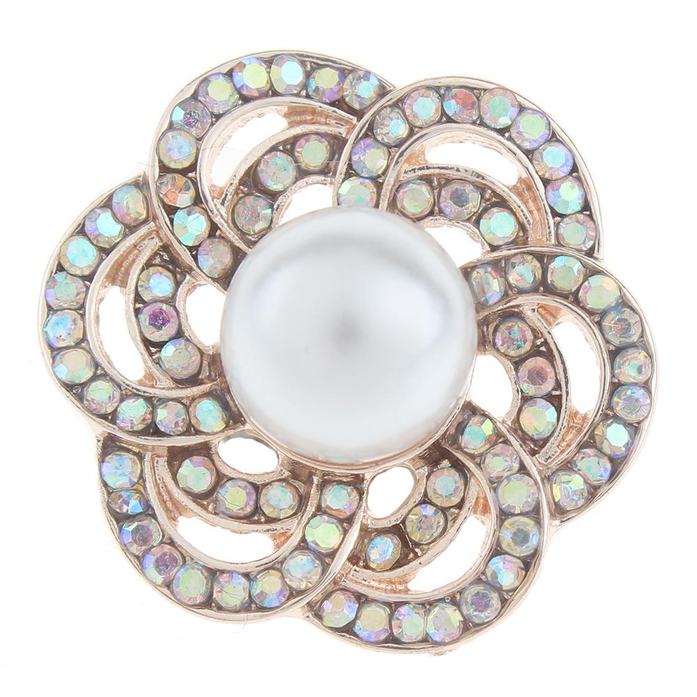 20mm design Snap Button with rhinestone