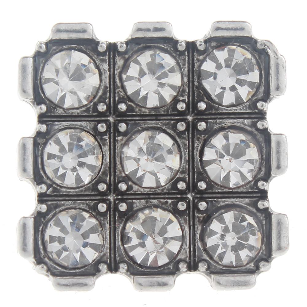 20mm design Snap Button with rhinestone