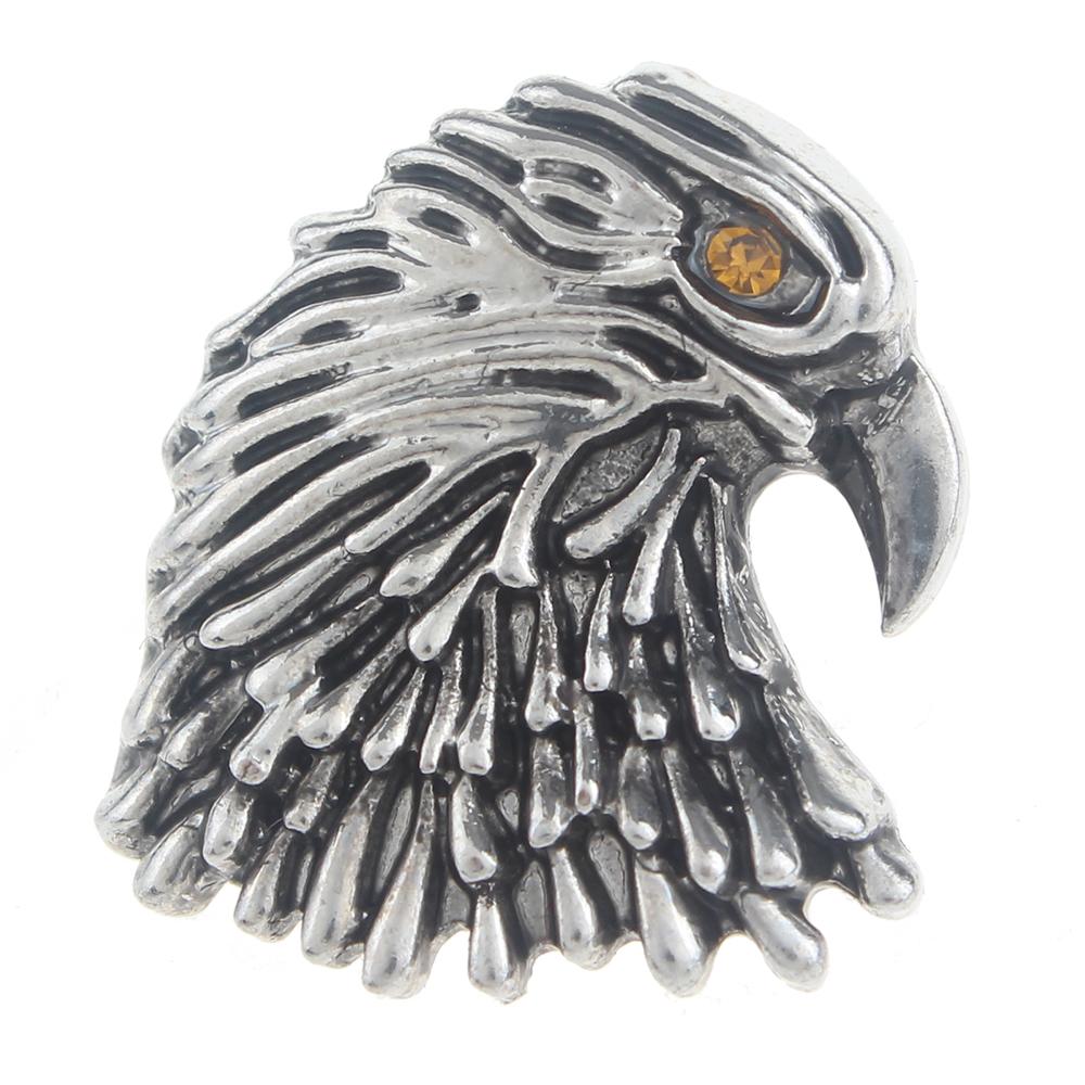 20mm eagle Snap Button with rhinestone