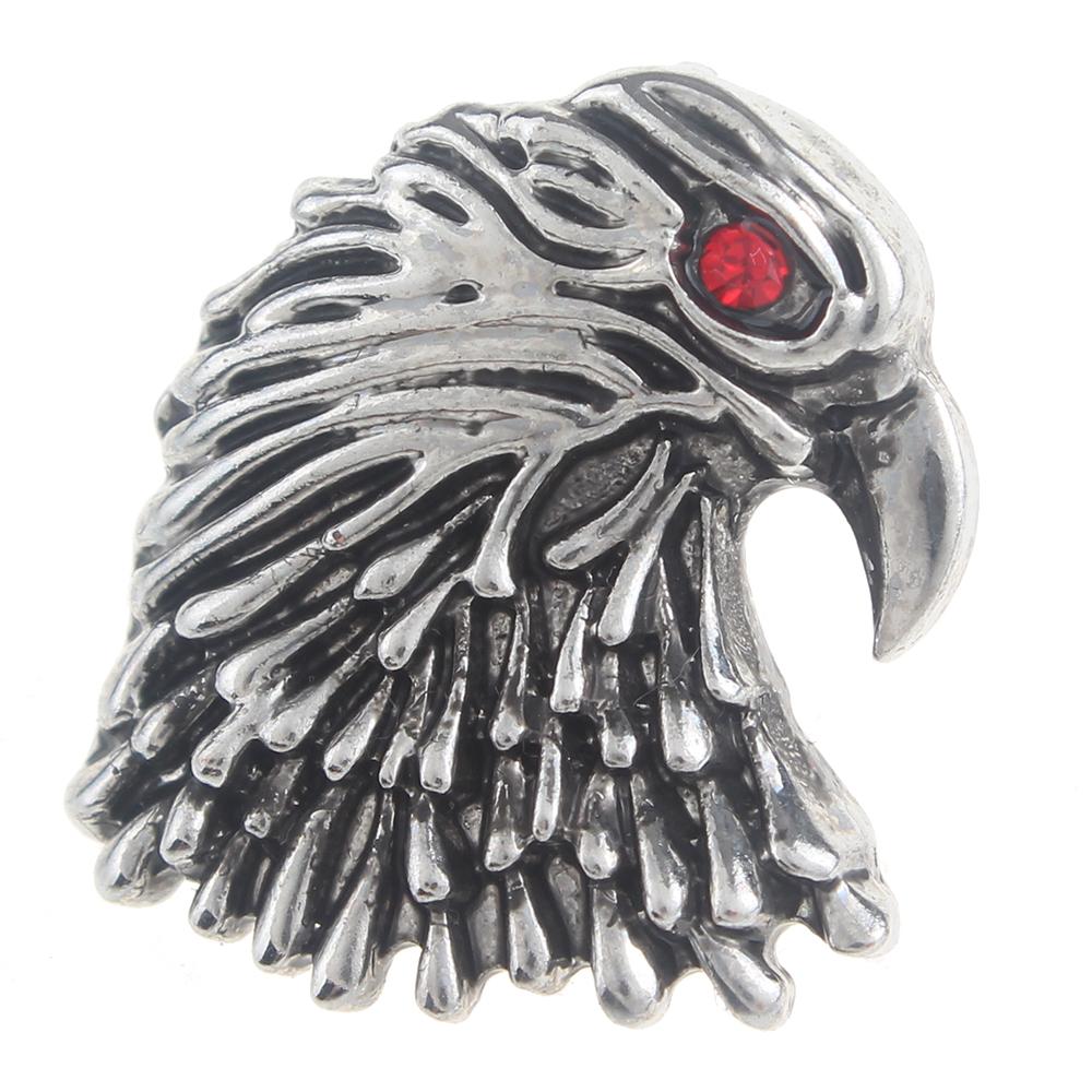 20mm eagle Snap Button with rhinestone