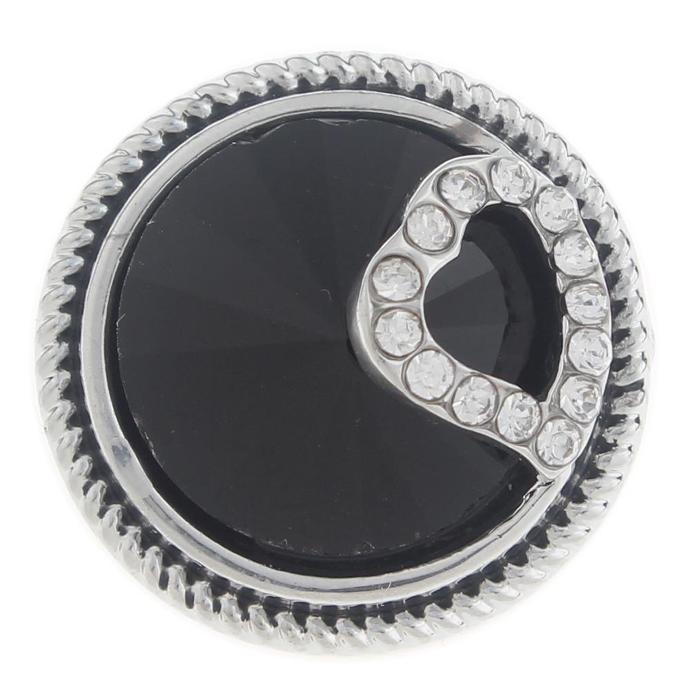 20mm design Snap Button with rhinestone