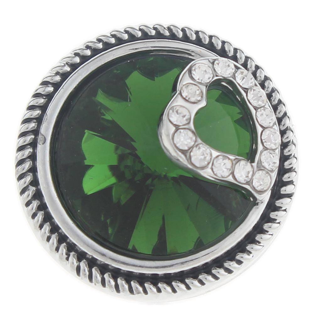20mm design Snap Button with rhinestone