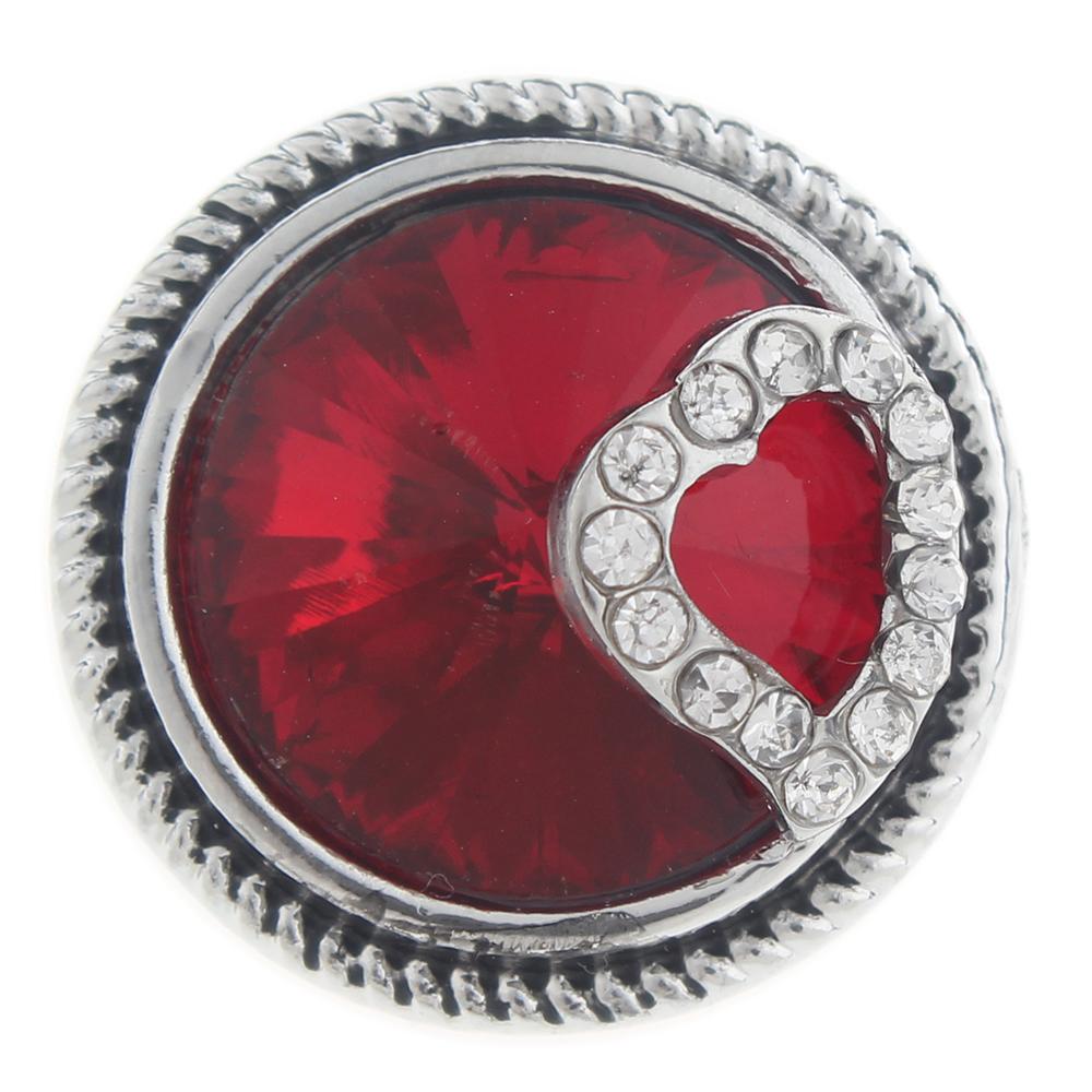 20mm design Snap Button with rhinestone